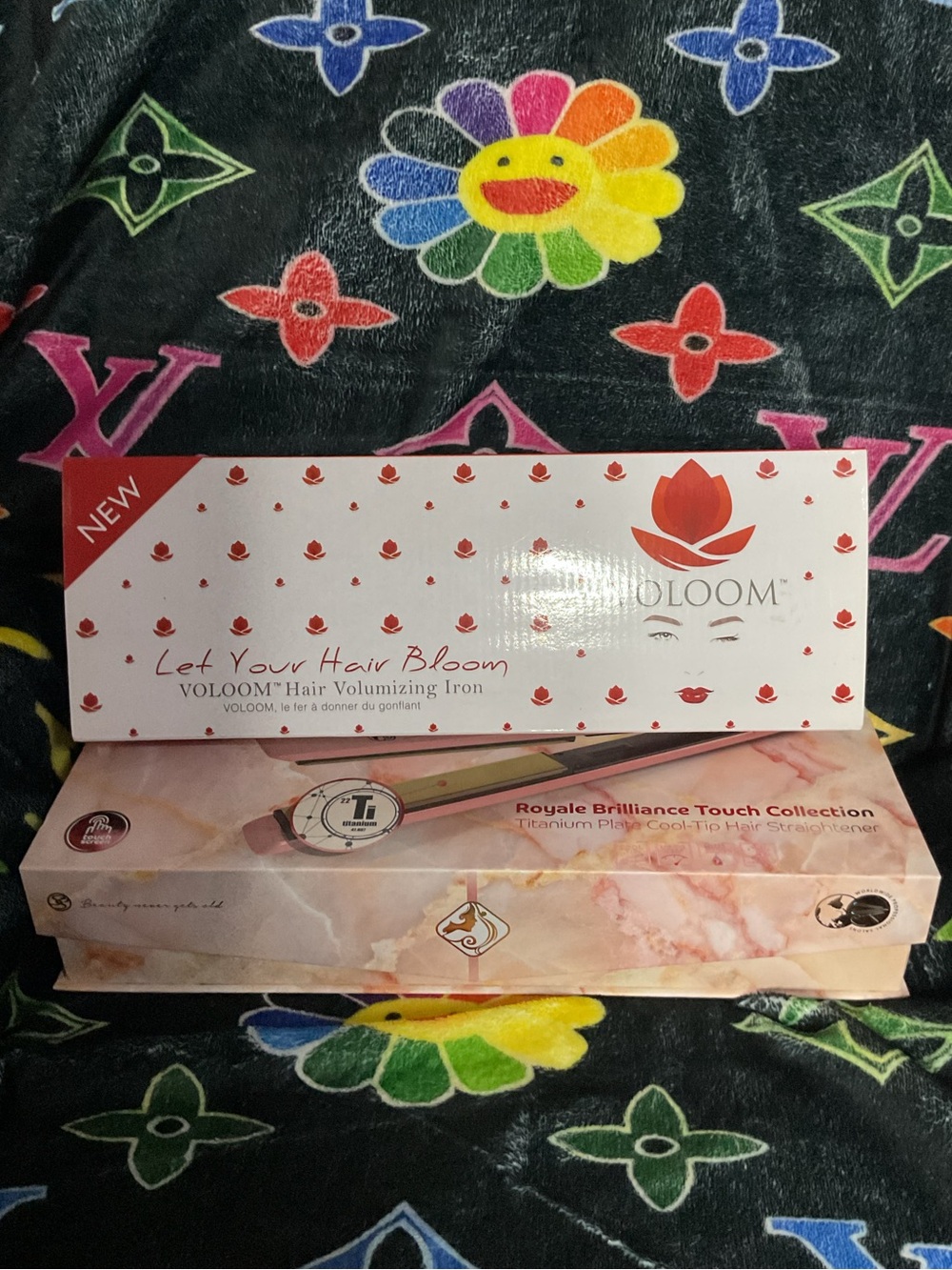 Royale brilliance touch limited edition flat iron and Voloom volumizing iron